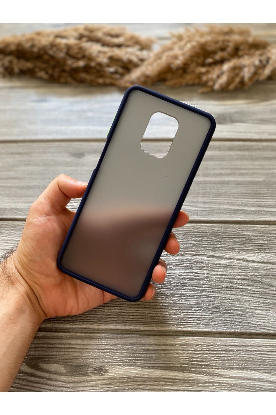 Redmi Note 9 Pro / 9s Lacivert Buzlu Mika Kılıf