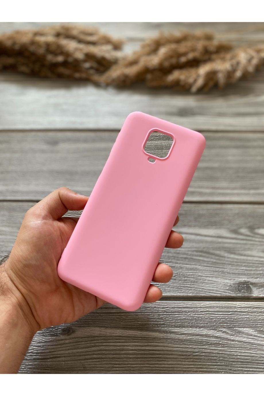 Redmi Note 9 Pro / 9s Pembe Lansman Kılıf