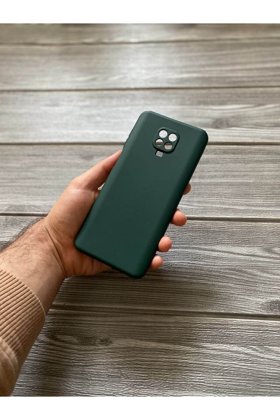 Redmi Note 9 Pro / 9s Petrol Yeşili Kamera Korumalı Lansman Kılıf