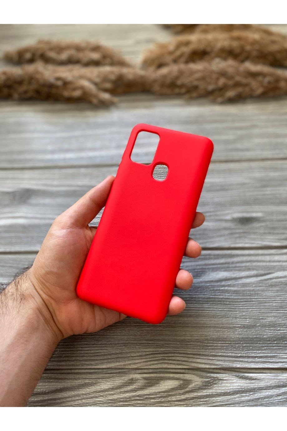 Samsung A21S Kırmızı Lansman Kılıf