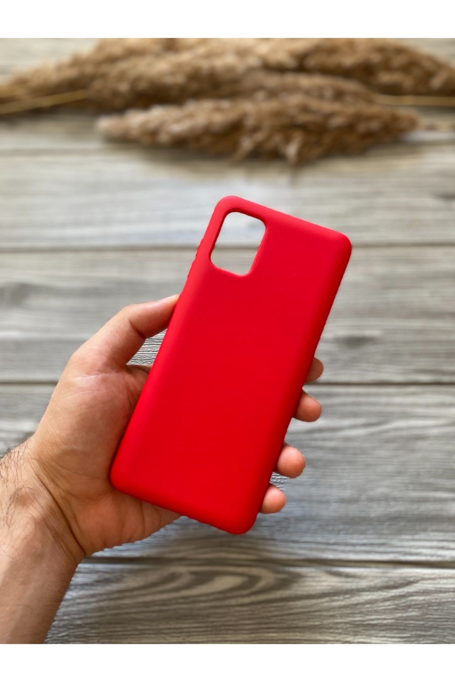 Samsung A31 Kırmızı Lansman Kılıf