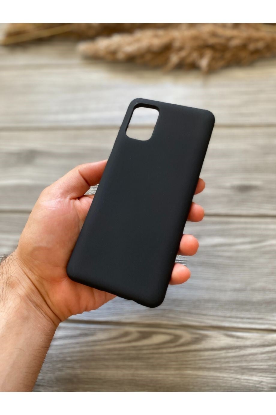 Samsung A31 Siyah Lansman Kılıf