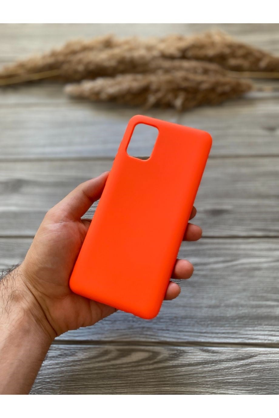 Samsung A31 Turuncu Lansman Kılıf