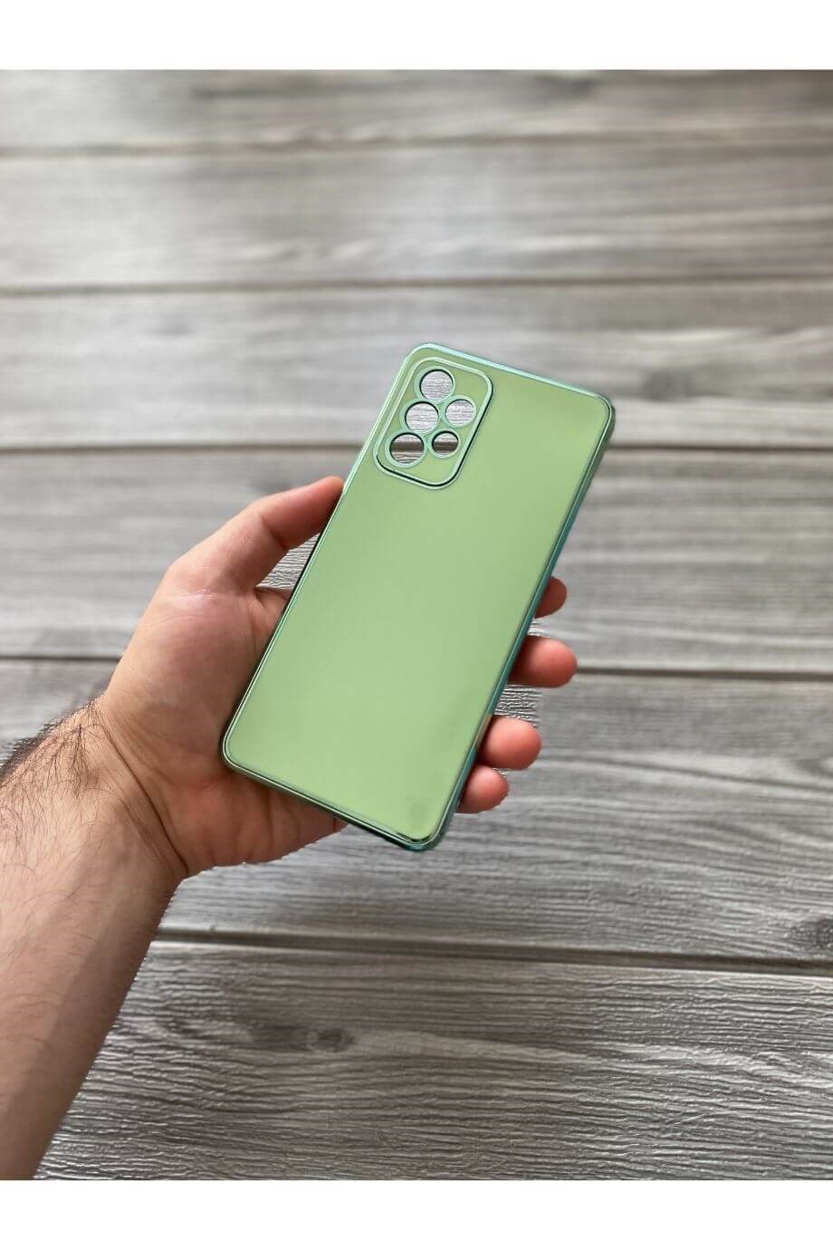 Samsung A52 Fıstık Yeşili Premium Silikon Kılıf
