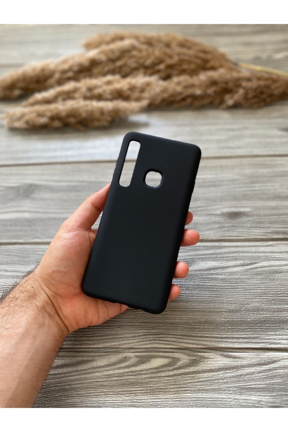 Samsung A9 2018 Siyah Lansman Kılıf