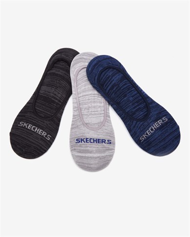 SKECHERS-S212289-900-U 3 Pack Liner Socks
