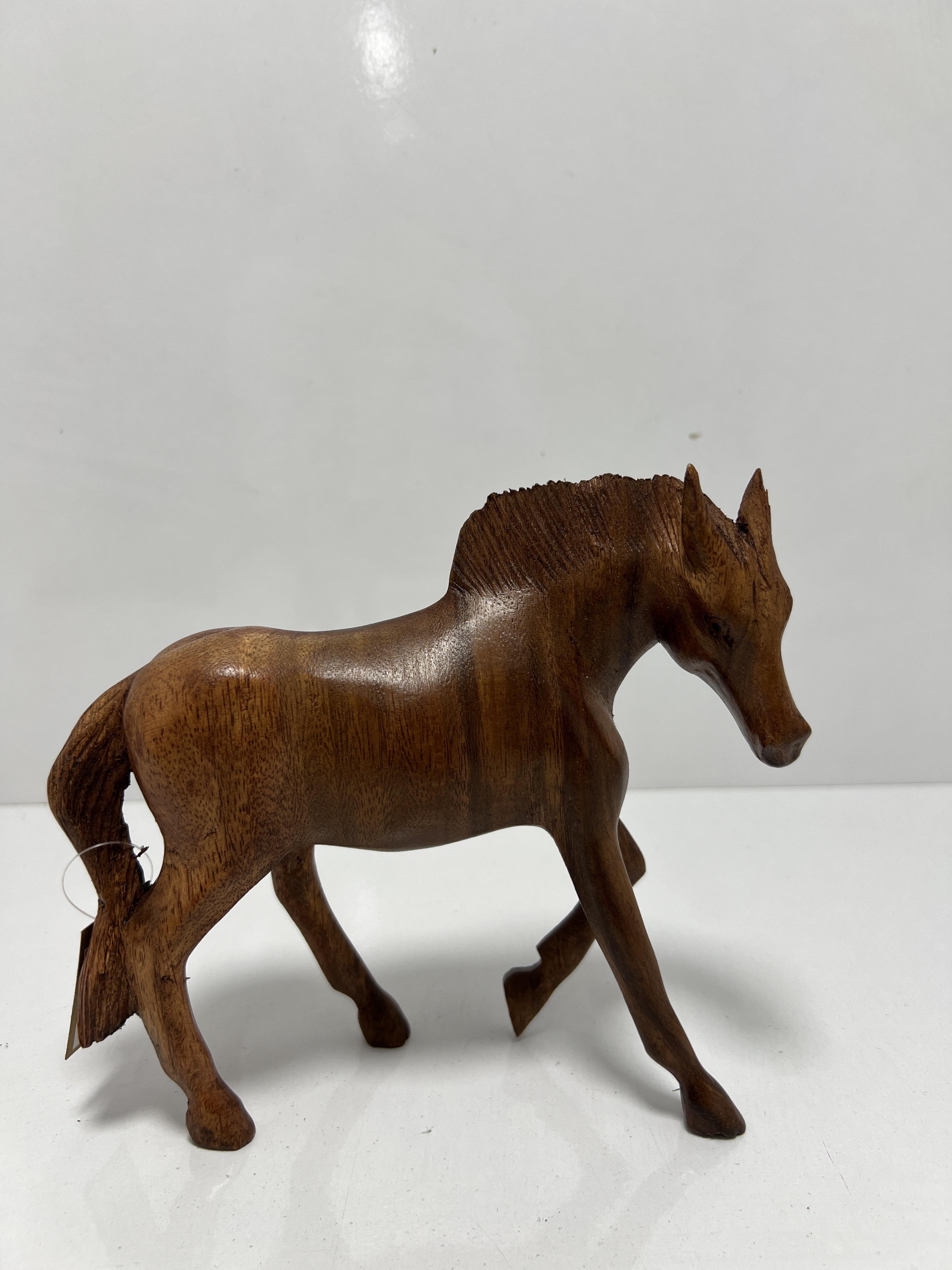 Ahşap At Biblo Yürüyen 20 Cm - Miamantra