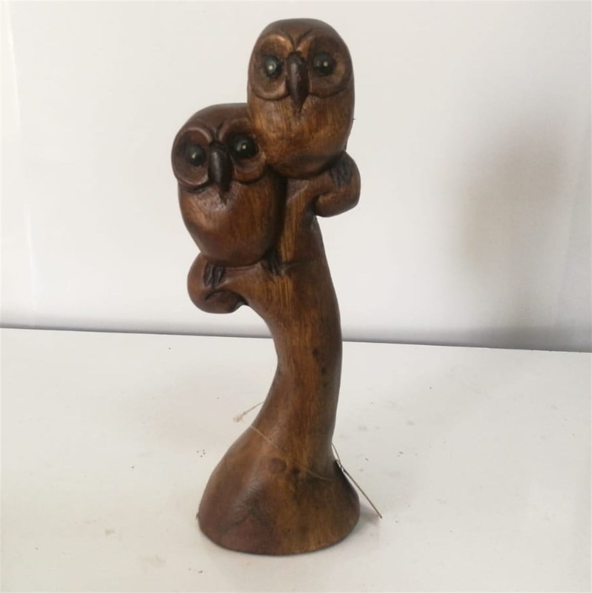 El Yapımı Ahşap İkili Baykuş (Model 1)