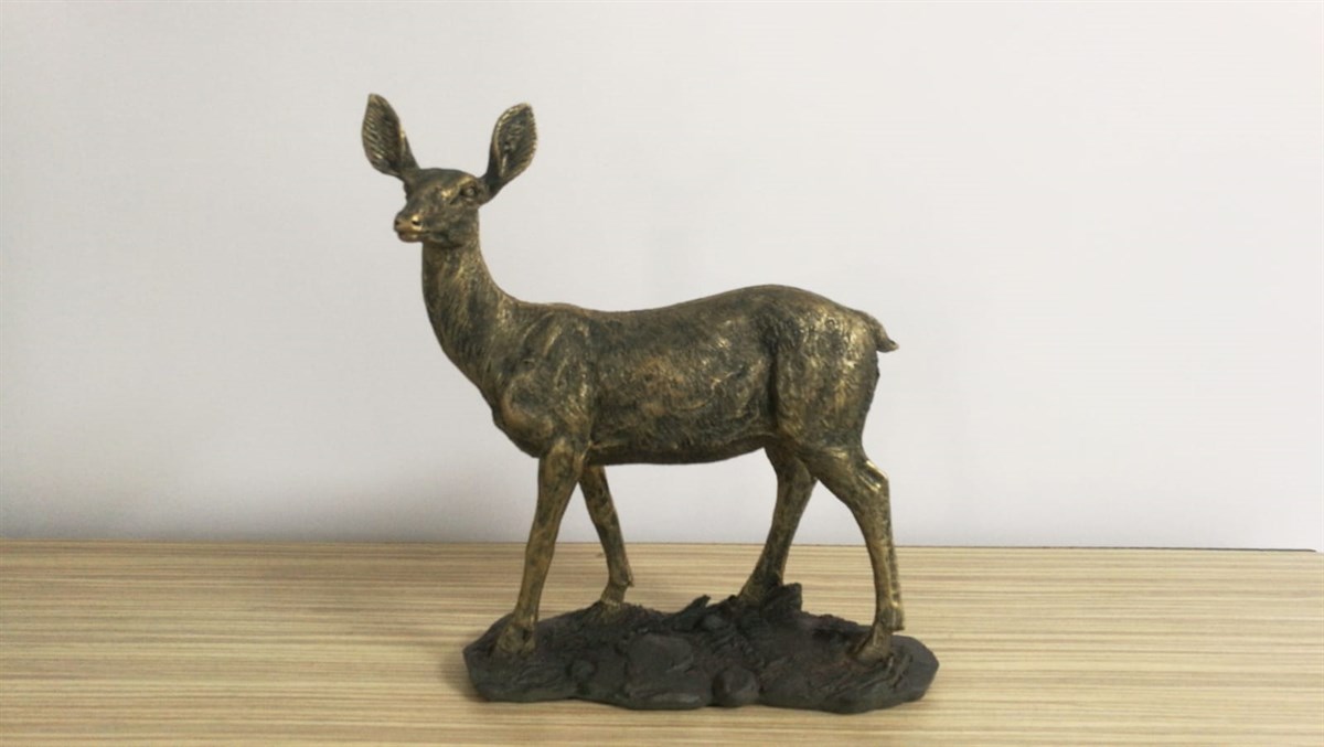 Geyik Heykeli Model 1 (23 cm)