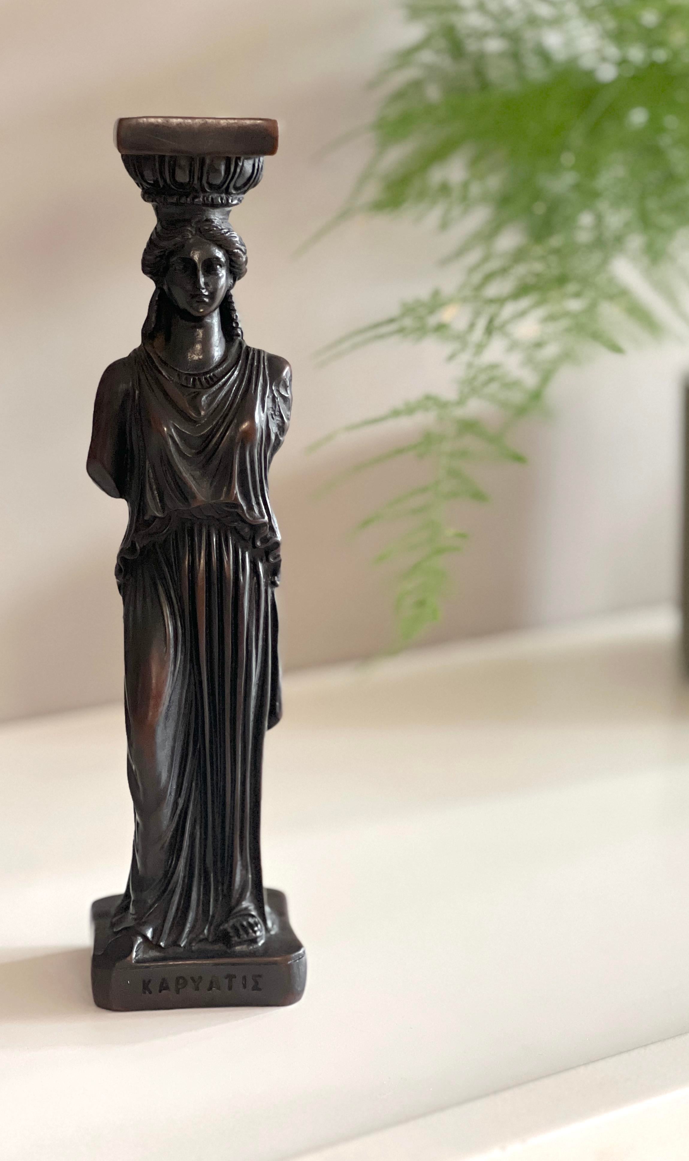 Karyatid Antik Heykelciği - Antik Seri (24 cm) - Miamantra