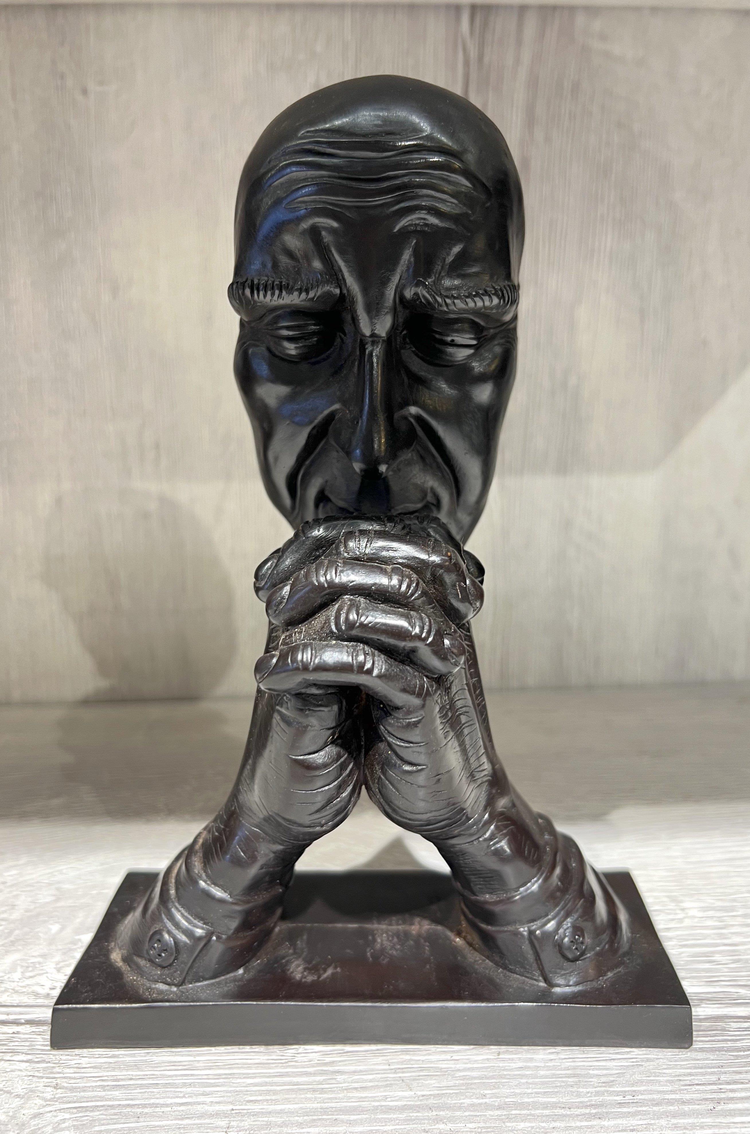 Reçine Düşünen Insan Biblo/ Mask Model1 - Miamantra