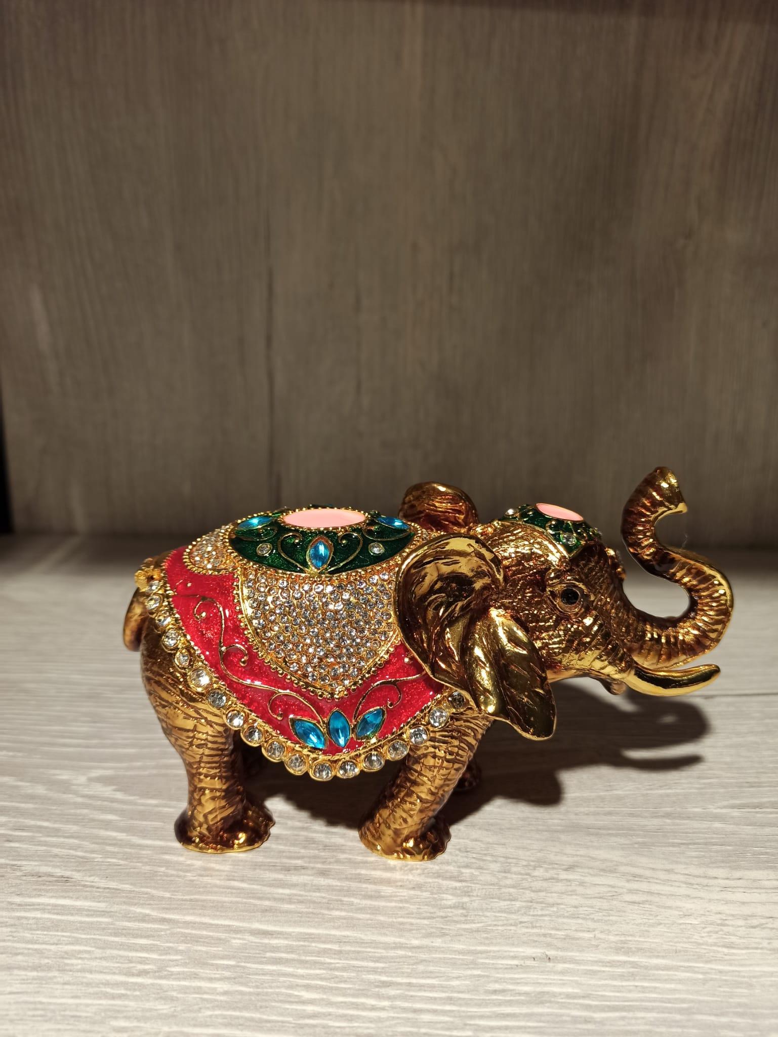 Swarovski Taşlı Fil Mücevherlik / Dekoratif Biblo - Miamantra