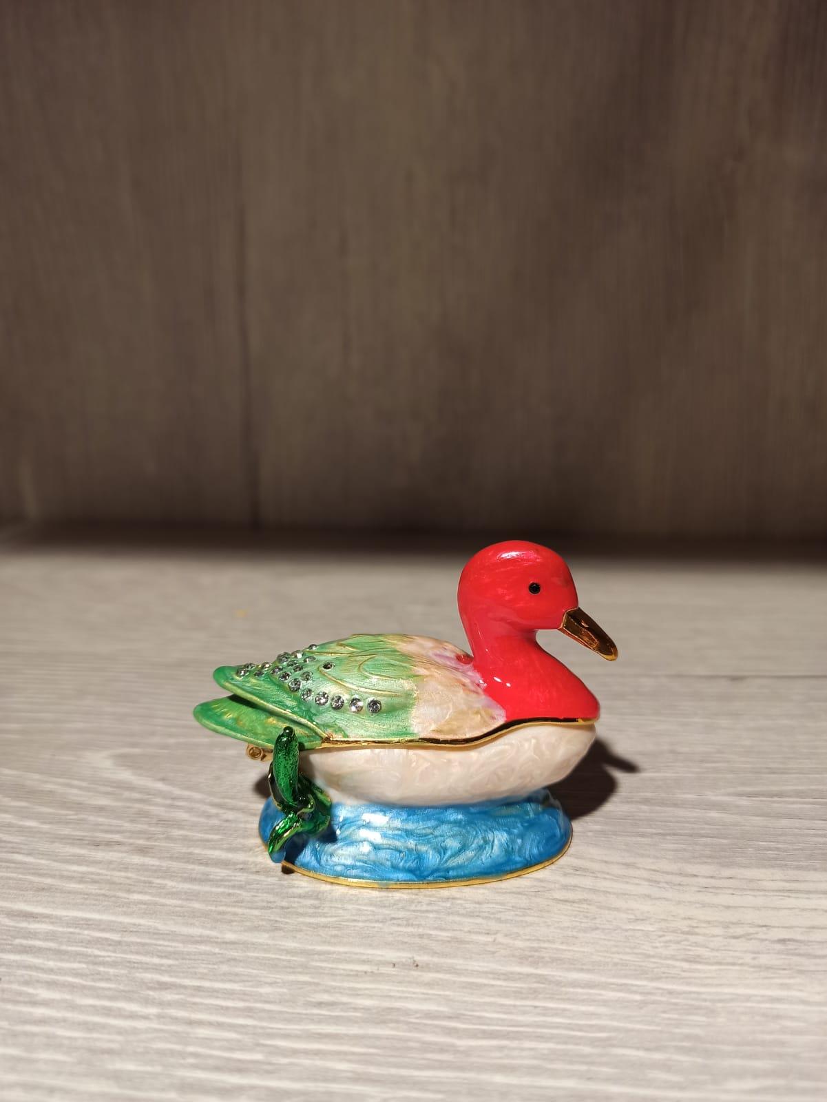 Swarovski Taşlı Ördek Mücevherlik / Dekoratif Biblo - Miamantra