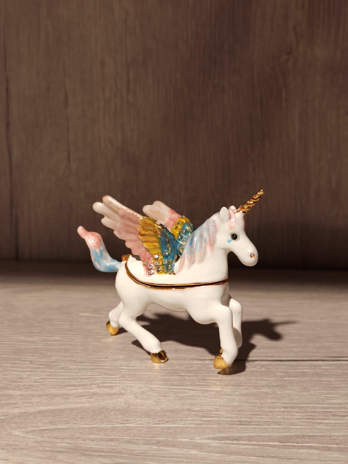 Swarovski Taşlı Pegasus At Mücevherlik / Dekoratif Biblo - Miamantra