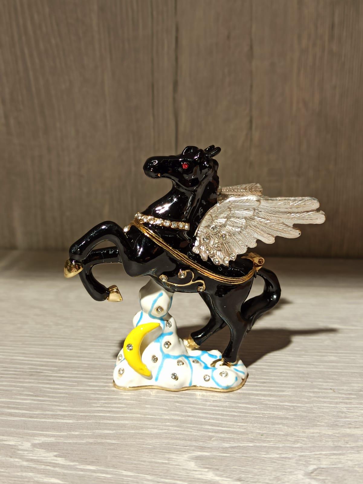 Swarovski Taşlı Pegasus At Mücevherlik / Dekoratif Biblo - Miamantra