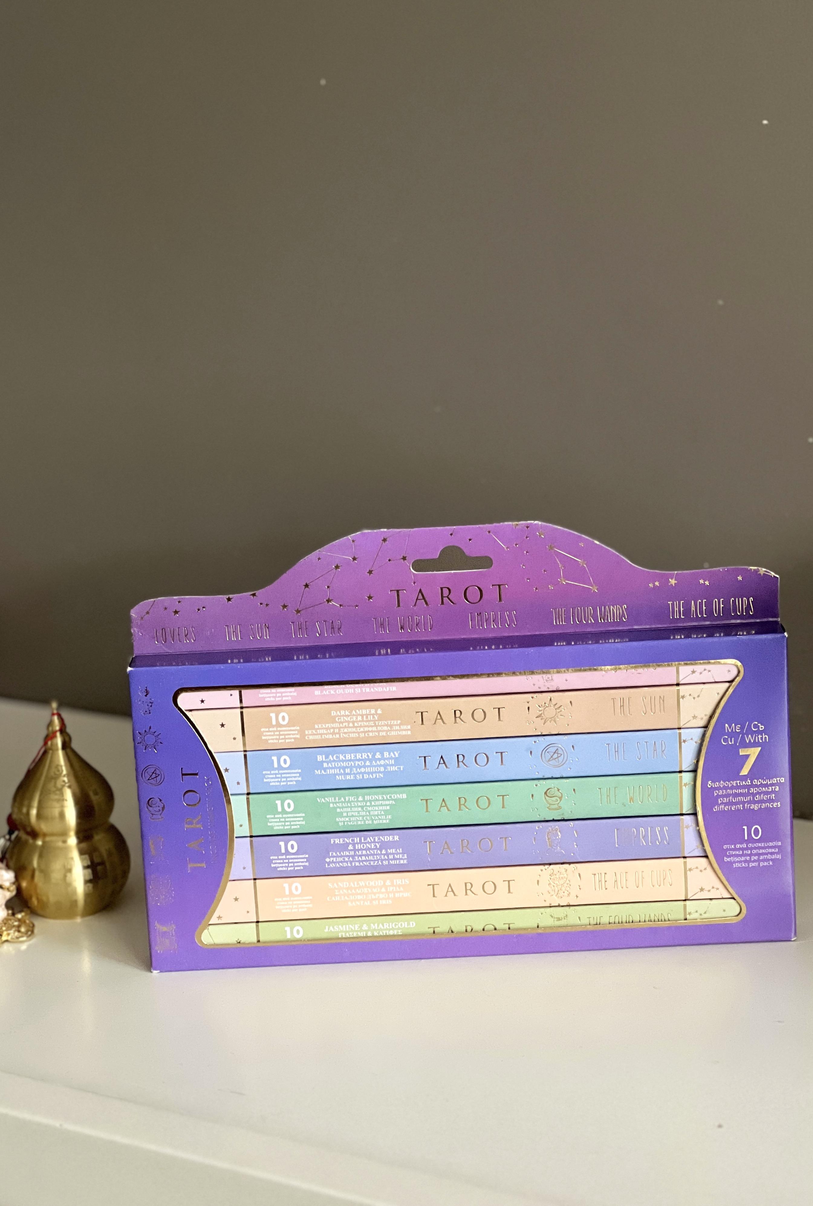 Tarot Temalı 7 Kutu Tütsü Seti/7'li Set Karışık Tarot Tütsüsü - Miamantra