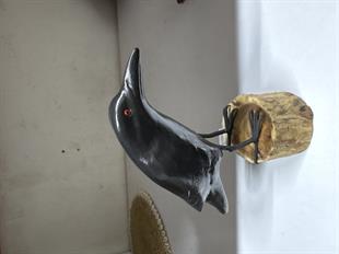 Ahşap Karga Biblo 20 Cm - Miamantra