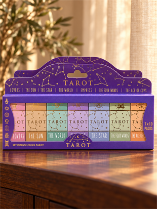 Tarot Temalı Konik Tütsü Seti – 7 Farklı Koku, 70 Adet Tütsü Set  - Miamantra