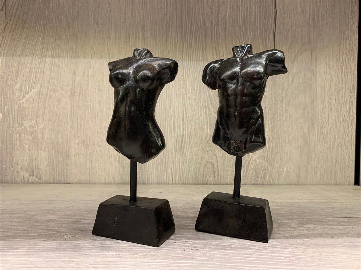 1 Kadın 1 Erkek Büst Çift (20 cm)
