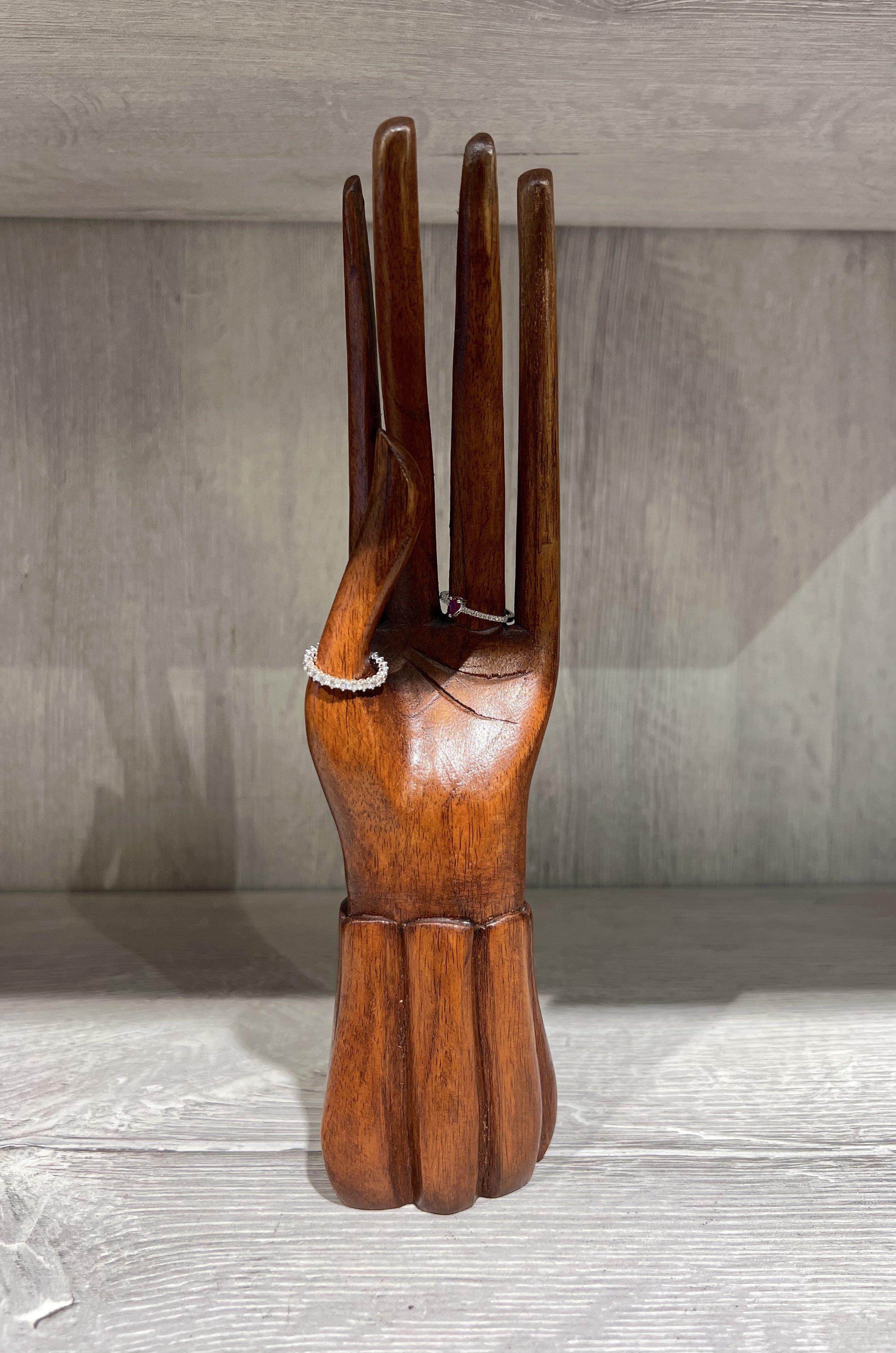 Ahşap El Biblo İkili 25 Cm - Miamantra