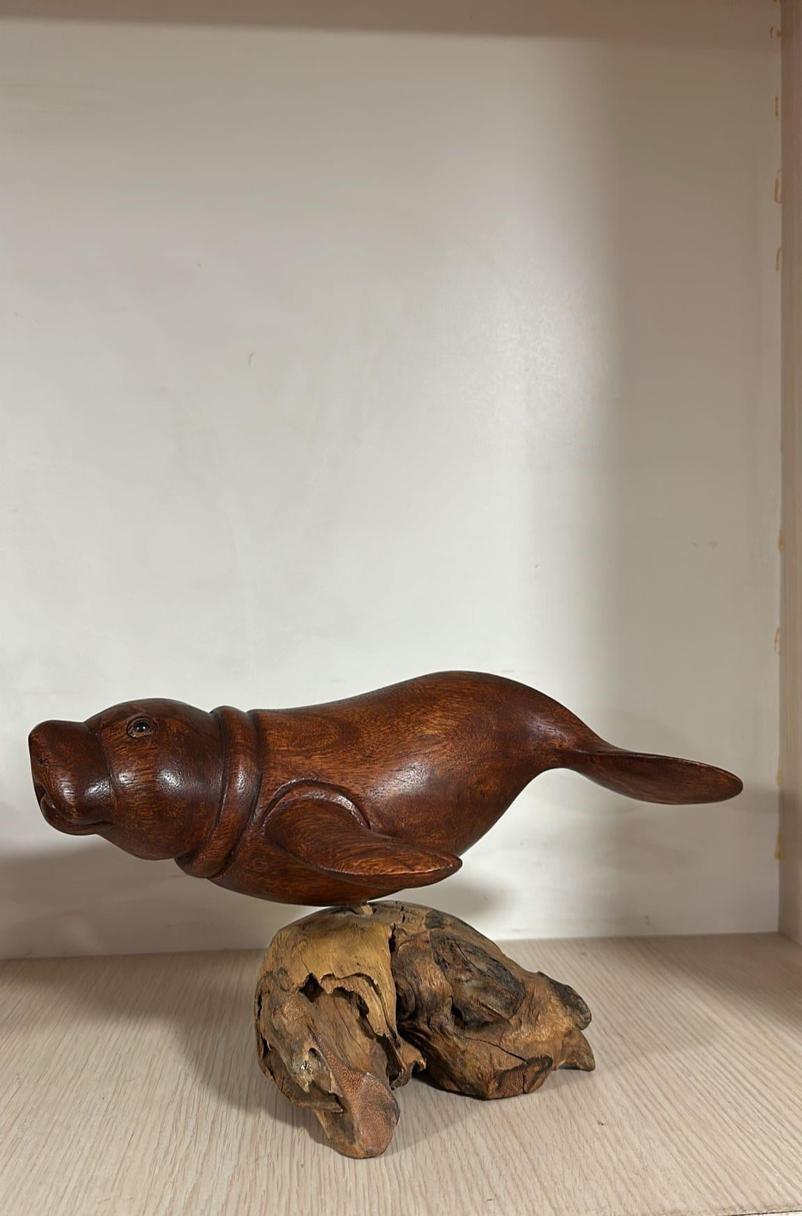 Ahşap Fog Baliği Standli (30 Cm) - Miamantra