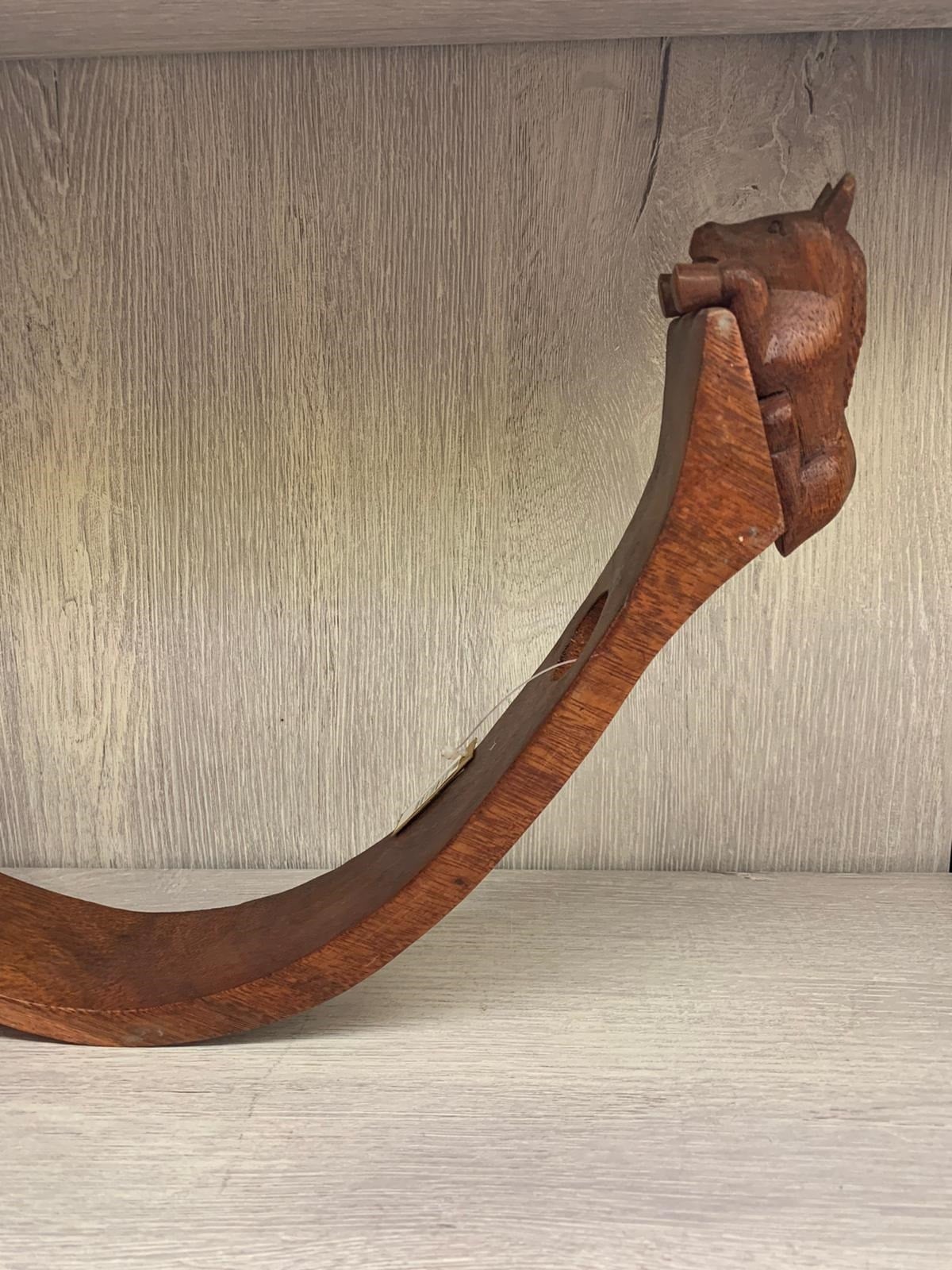 Atlı Ahşap Şaraplık / Şişe Standı (34 cm) - Miamantra