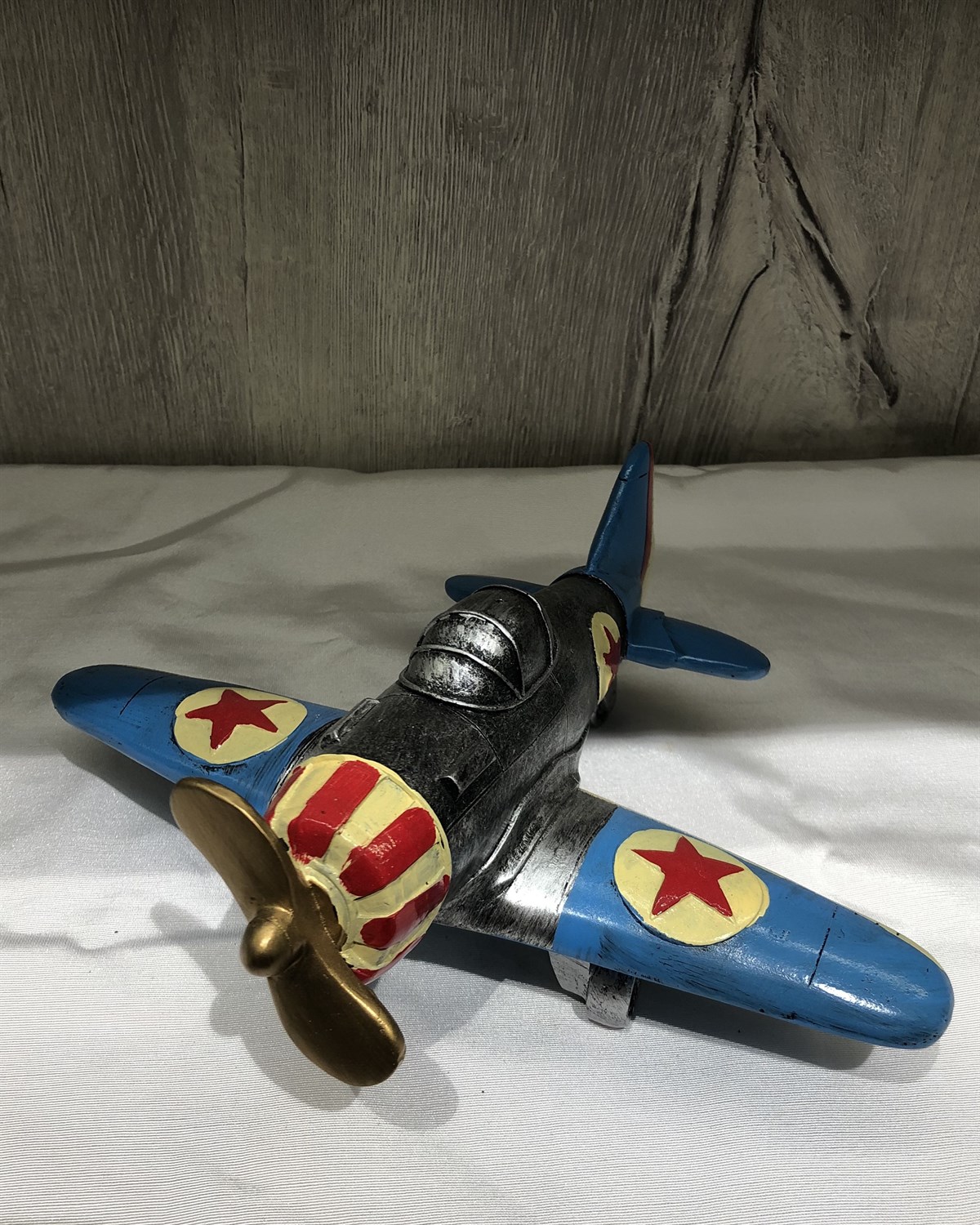 Dekoratif Polyester Uçak - 25 cm - Miamantra