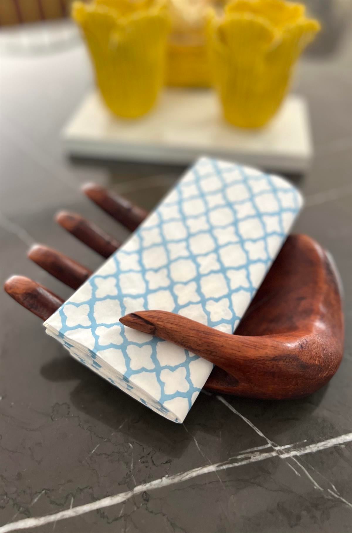 El Şeklinde Kartlık / Kağıtlık / Peçetelik (20 cm) - Miamantra