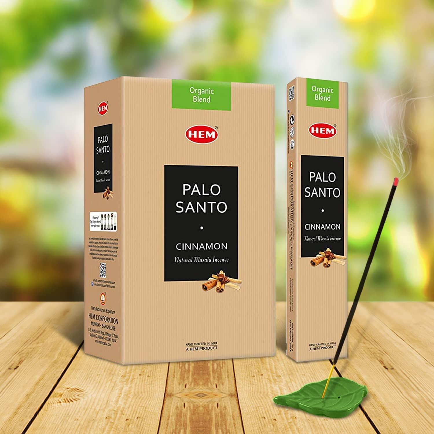 HEM Marka Organik Karışım Serisi Palo Santo Tarçın Karışımlı Elde Sarma Tütsü - Miamantra