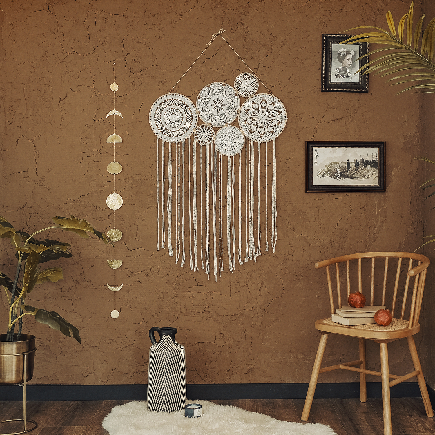 Özel Üretim Rüya Kapanı / Dreamcatcher Dc-05 (125X70 Cm) - Miamantra