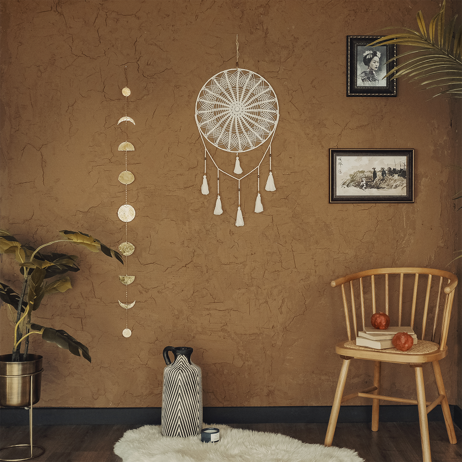 Özel Üretim Rüya Kapanı / Dreamcatcher Dc-01 (40X80 Cm) - Miamantra