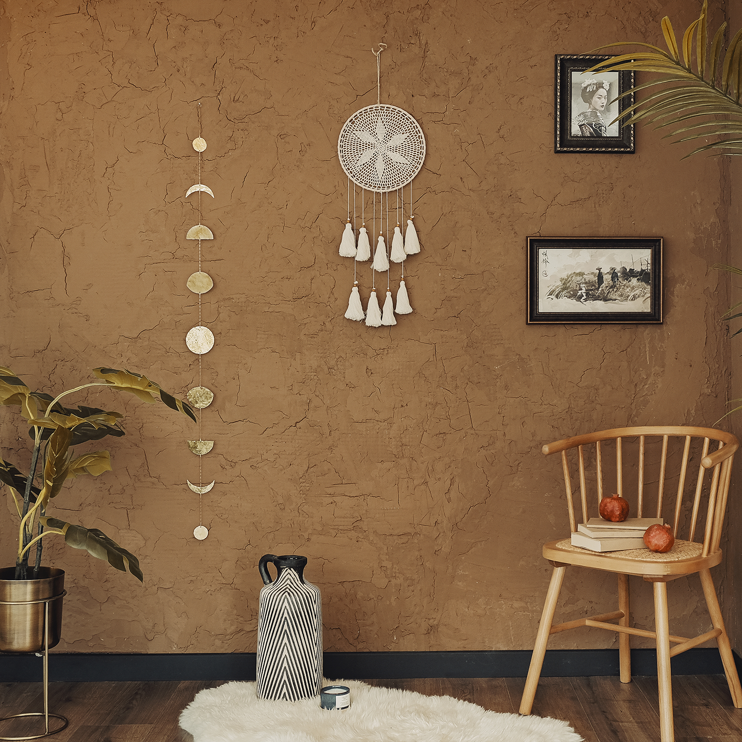Özel Üretim Rüya Kapanı / Dreamcatcher Dc-10 (26X65 Cm) - Miamantra