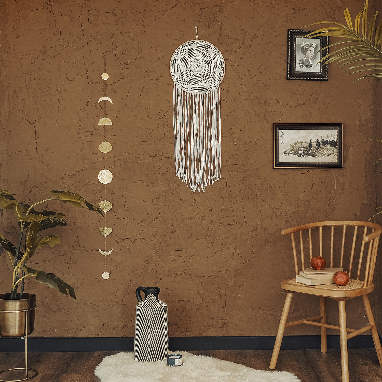 Özel Üretim Rüya Kapanı / Dreamcatcher Dc-15 (32X95 Cm) - Miamantra
