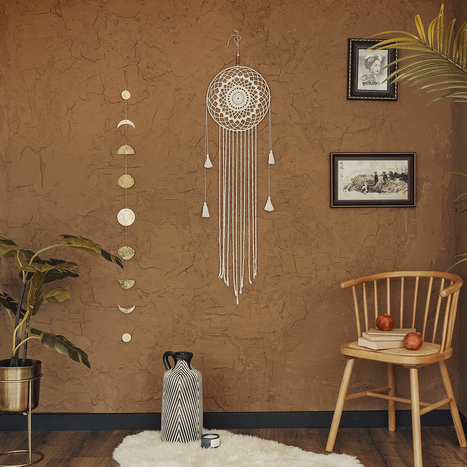 Özel Üretim Rüya Kapanı / Dreamcatcher Dc-12 (30X130 Cm) - Miamantra