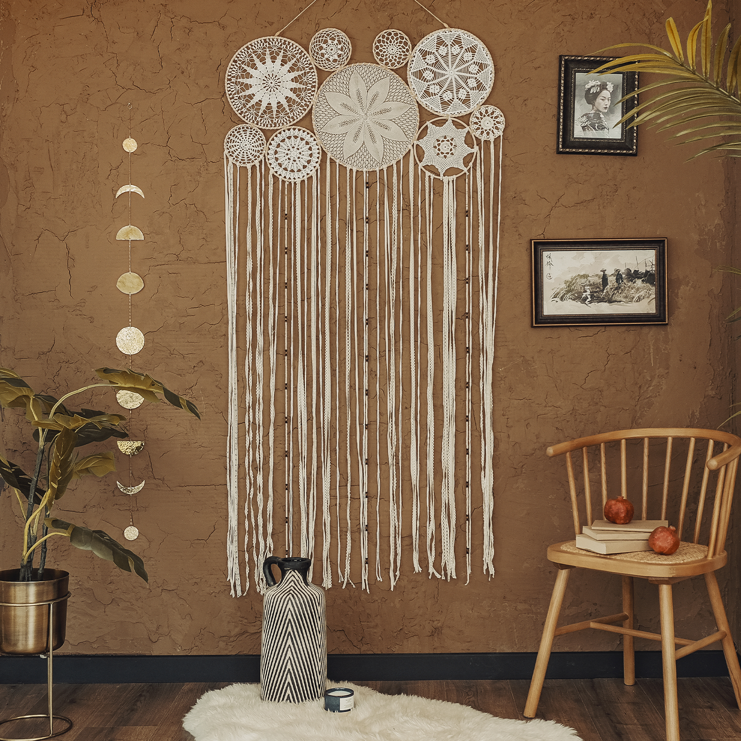 Özel Üretim Rüya Kapanı / Dreamcatcher Dc-03 (186X84 Cm) - Miamantra