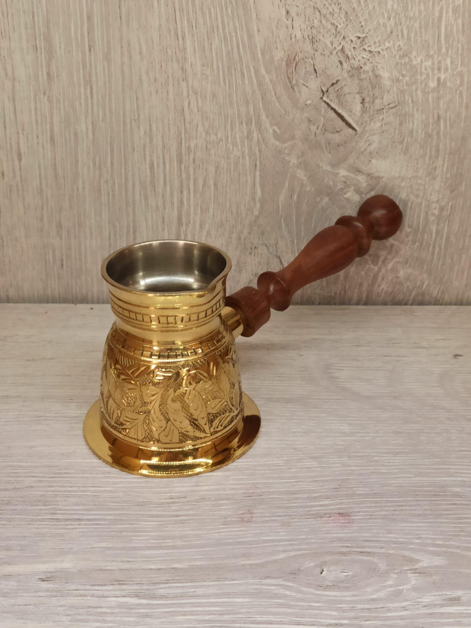 Pirİnç Cezve Ağzı Dar 3.25 İnç Sarı - Miamantra