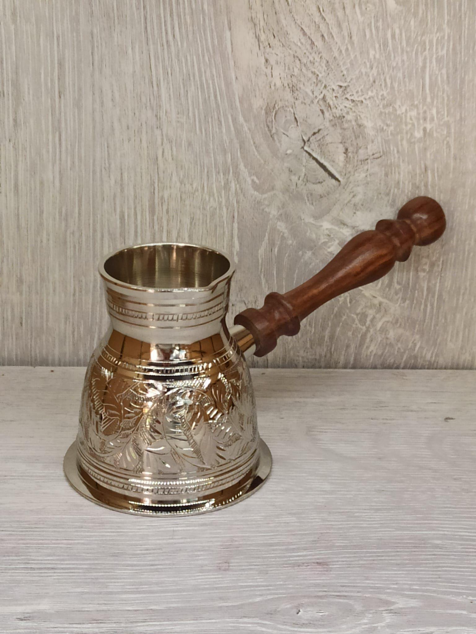 Pirİnç Cezve Ağzı Dar 4 İnç Gümüş - Miamantra