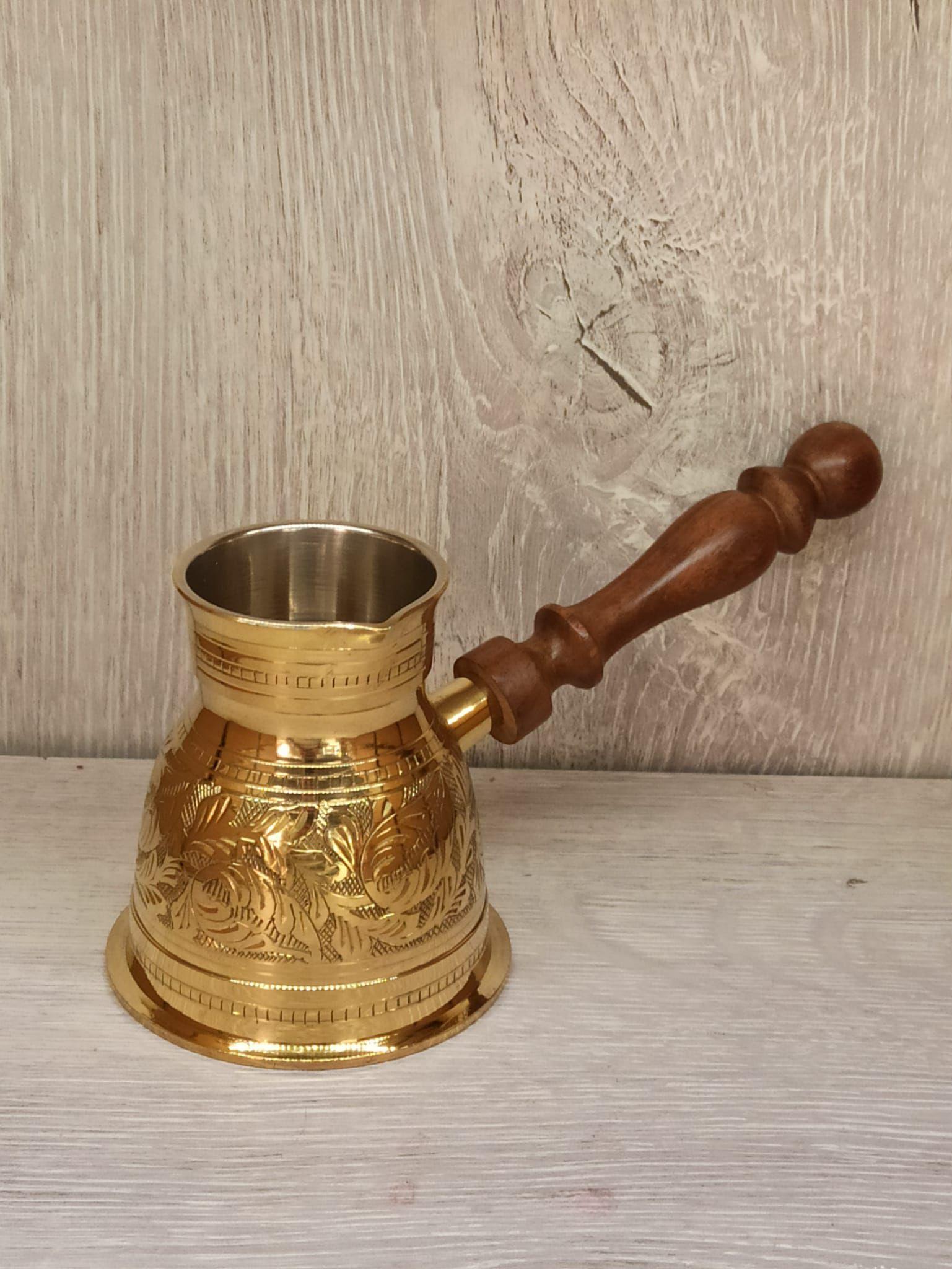 Pirİnç Cezve Ağzı Dar 4 İnç Sarı - Miamantra