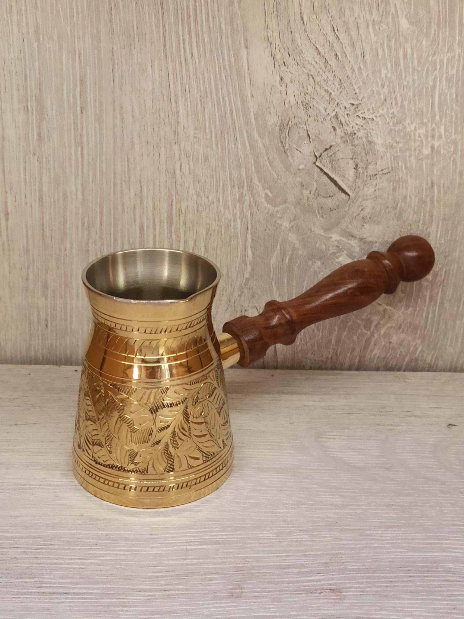 Pirİnç Cezve Ağzı Geniş 4 İnç Sarı - Miamantra