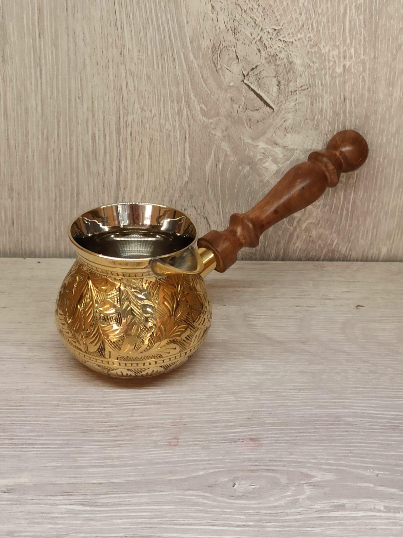 Pirİnç Cezve Tombul 3 İnç Sarı - Miamantra