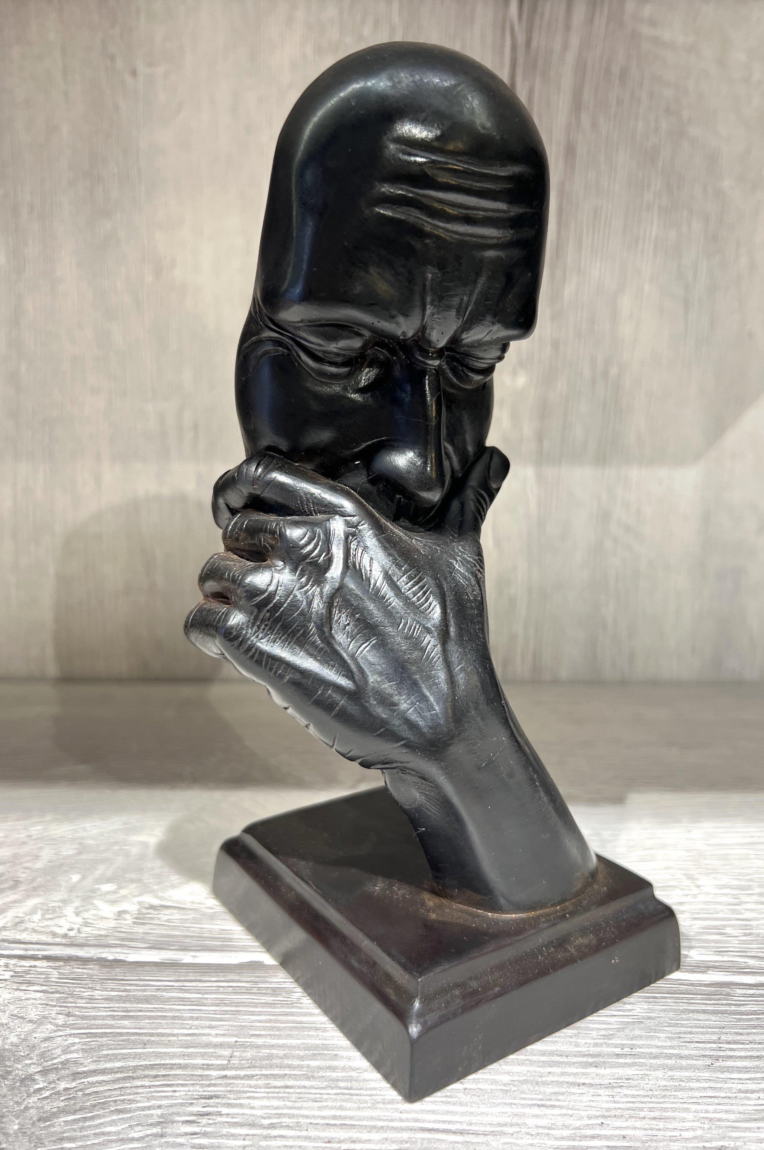 Reçine Düşünen Insan Biblo/ Mask Model2 - Miamantra