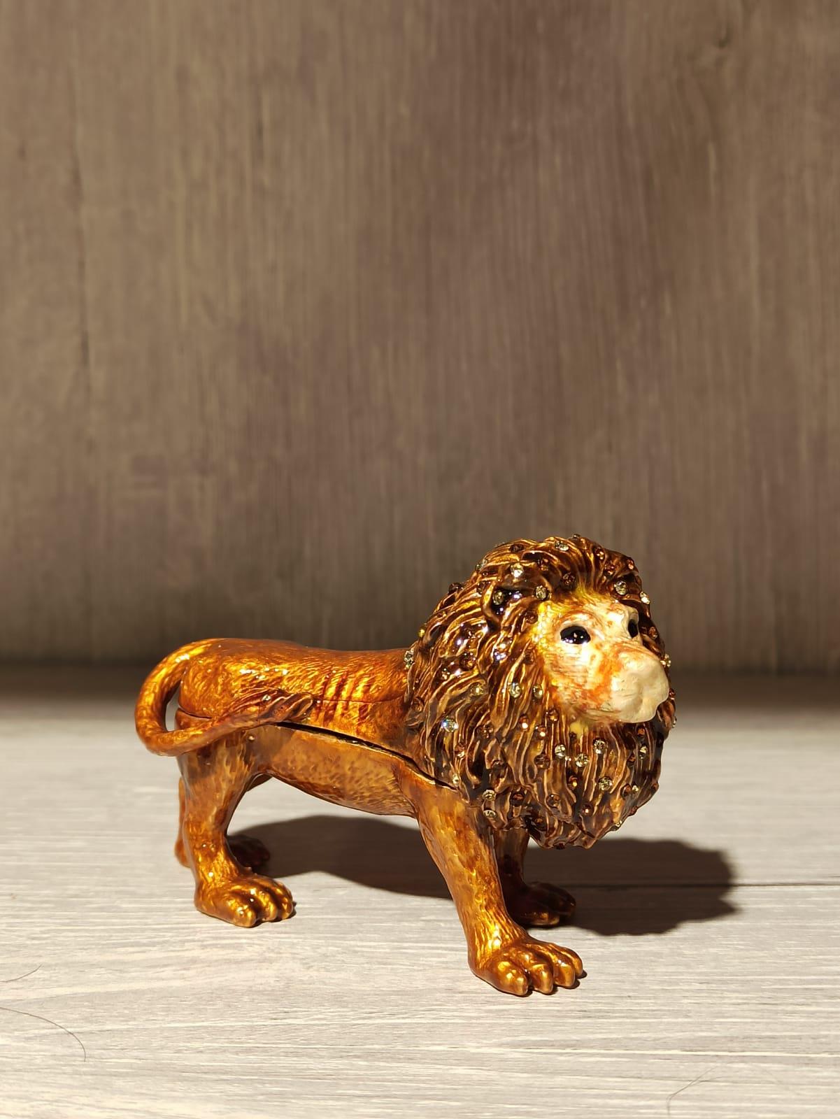 Swarovski Taşlı Aslan Mücevherlik / Dekoratif Biblo - Miamantra