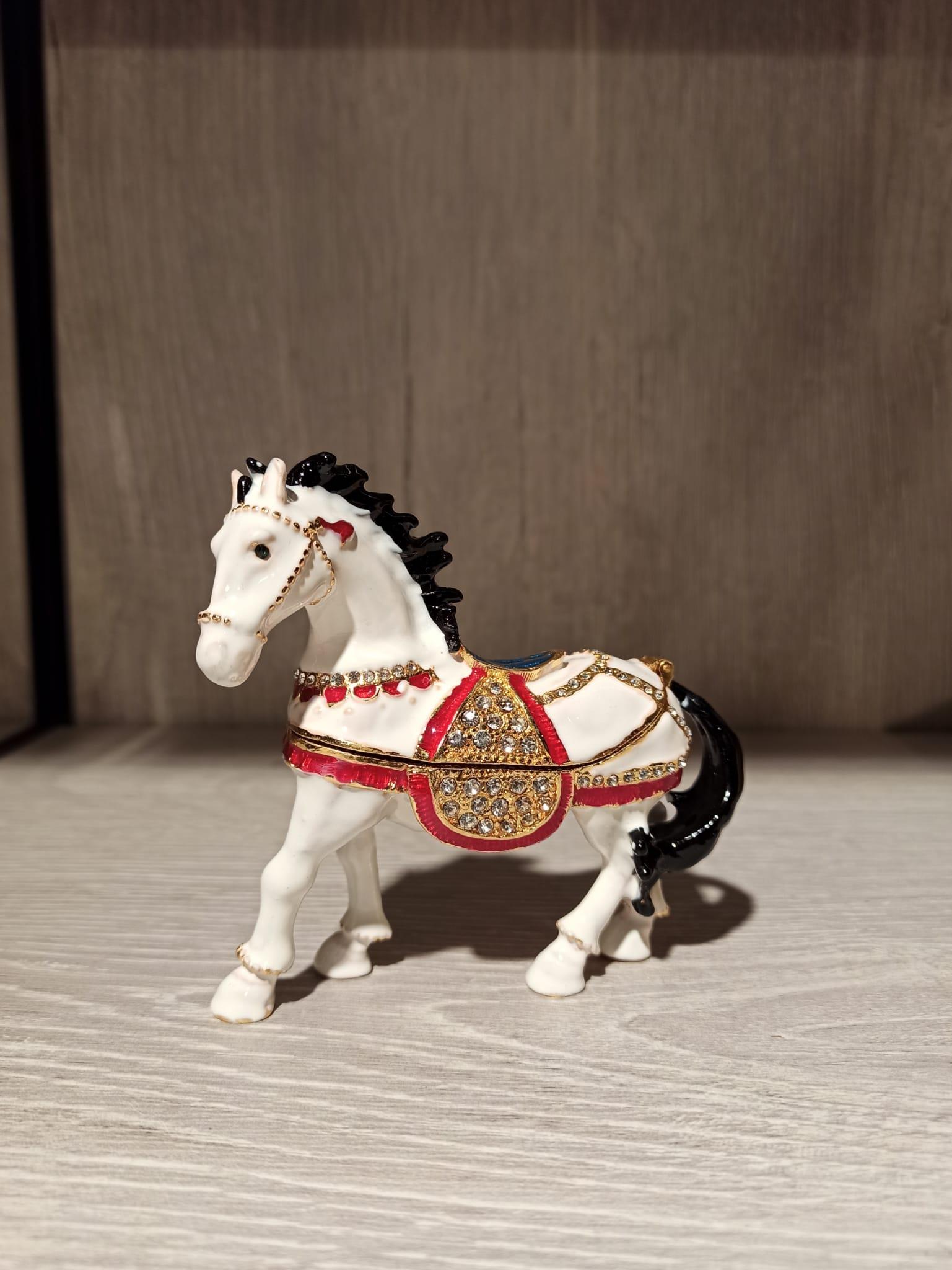 Swarovski Taşlı At Mücevherlik / Dekoratif Biblo - Miamantra