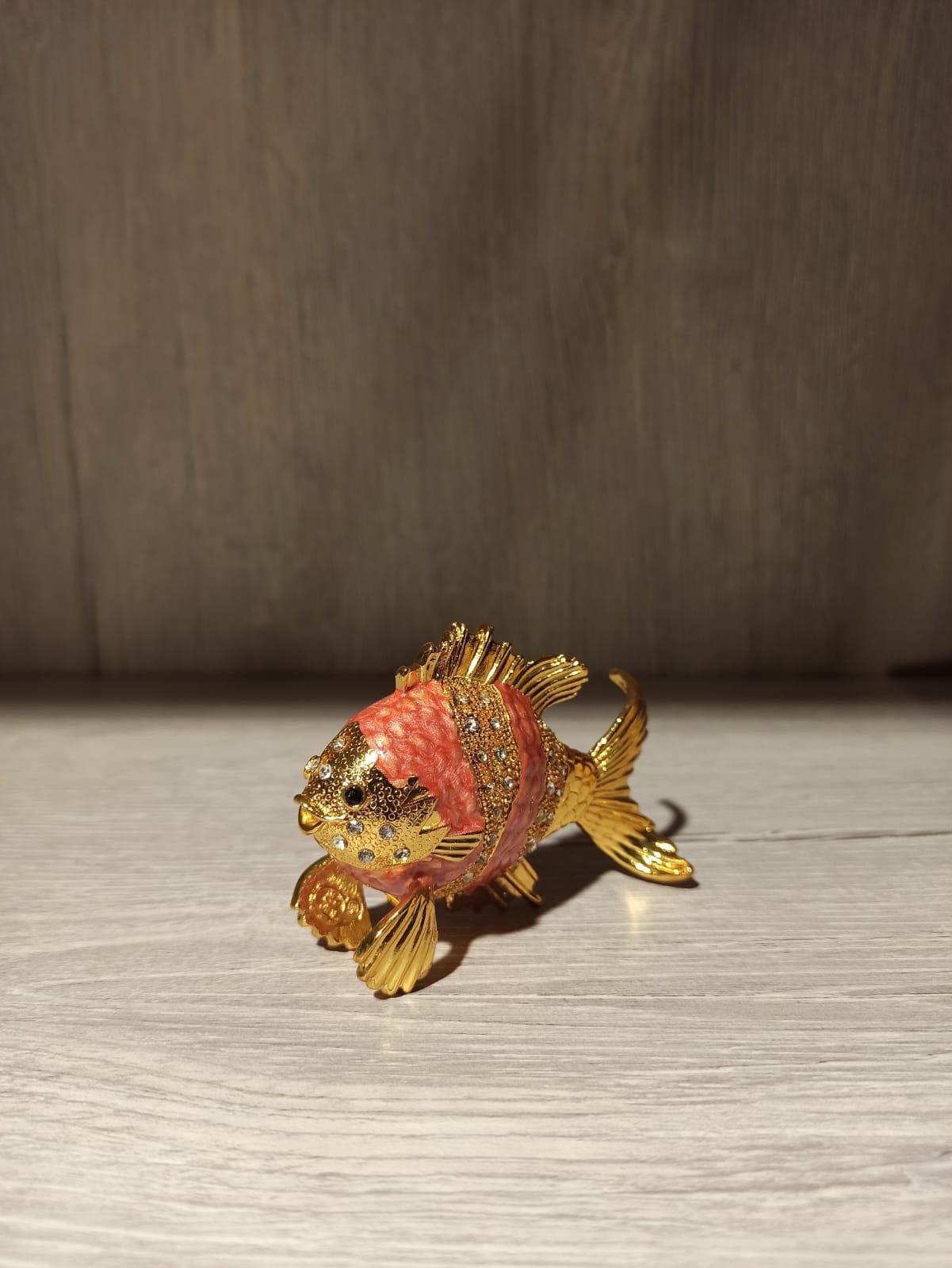 Swarovski Taşlı Balık Mücevherlik / Dekoratif Biblo - Miamantra