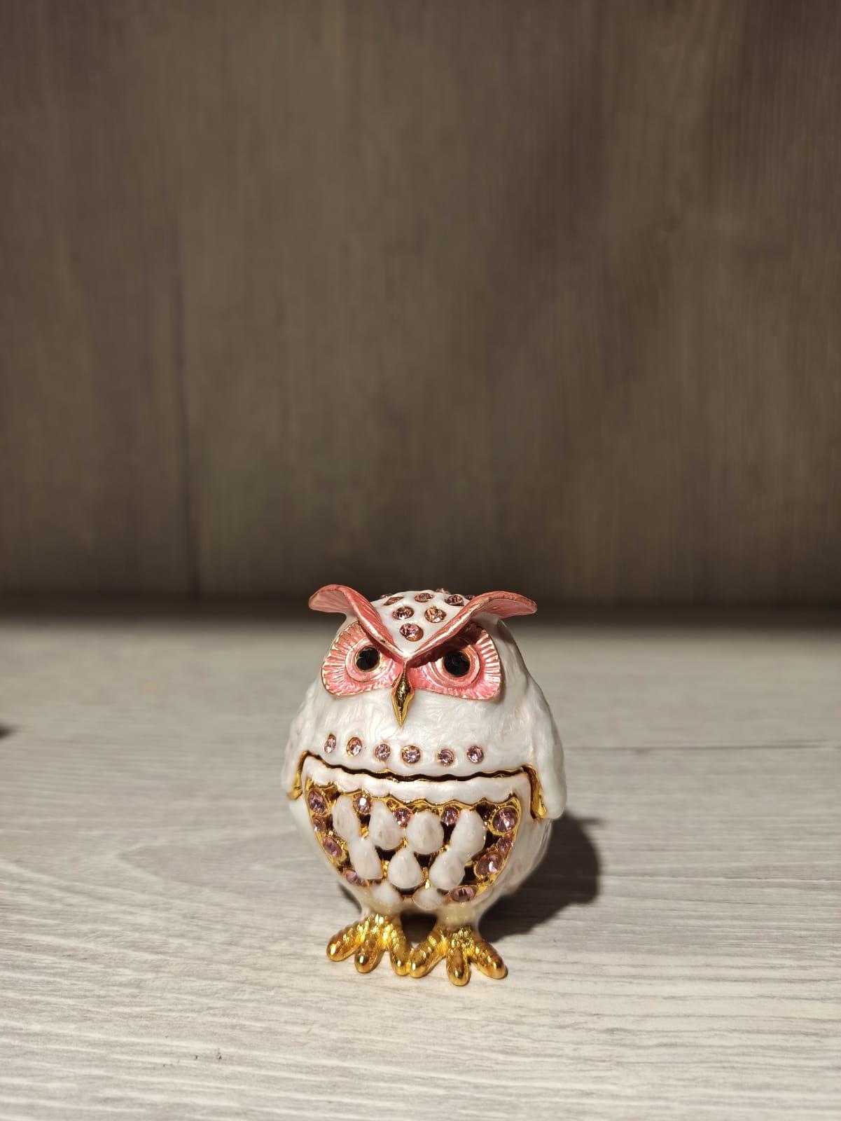 Swarovski Taşlı Baykuş Mücevherlik / Dekoratif Biblo - Miamantra