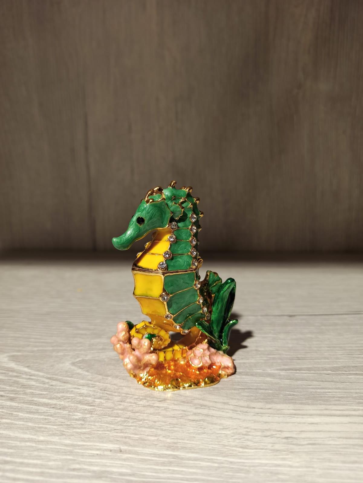 Swarovski Taşlı Deniz Atı Mücevherlik / Dekoratif Biblo - Miamantra