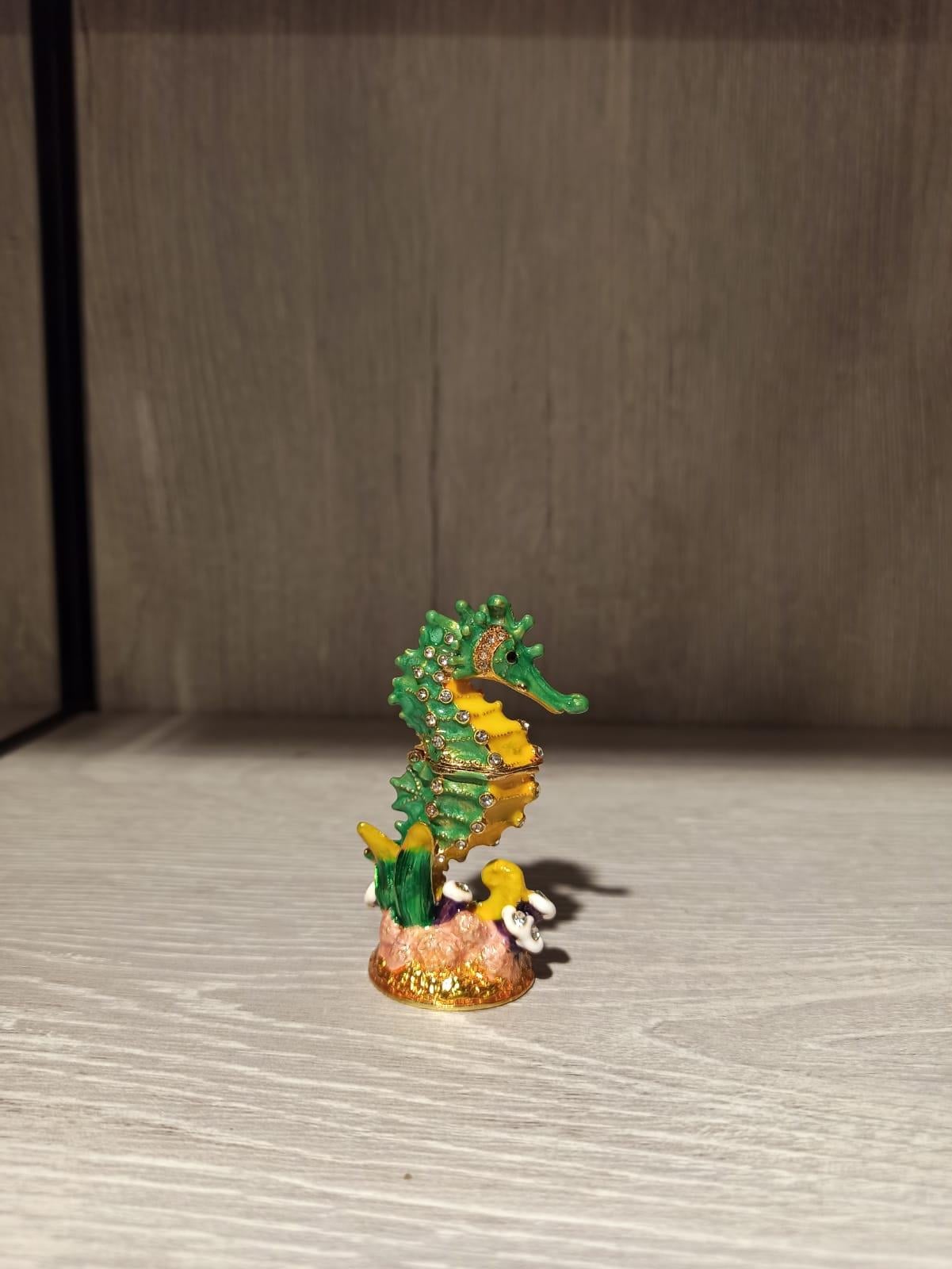 Swarovski Taşlı Deniz Atı Mücevherlik / Dekoratif Biblo - Miamantra