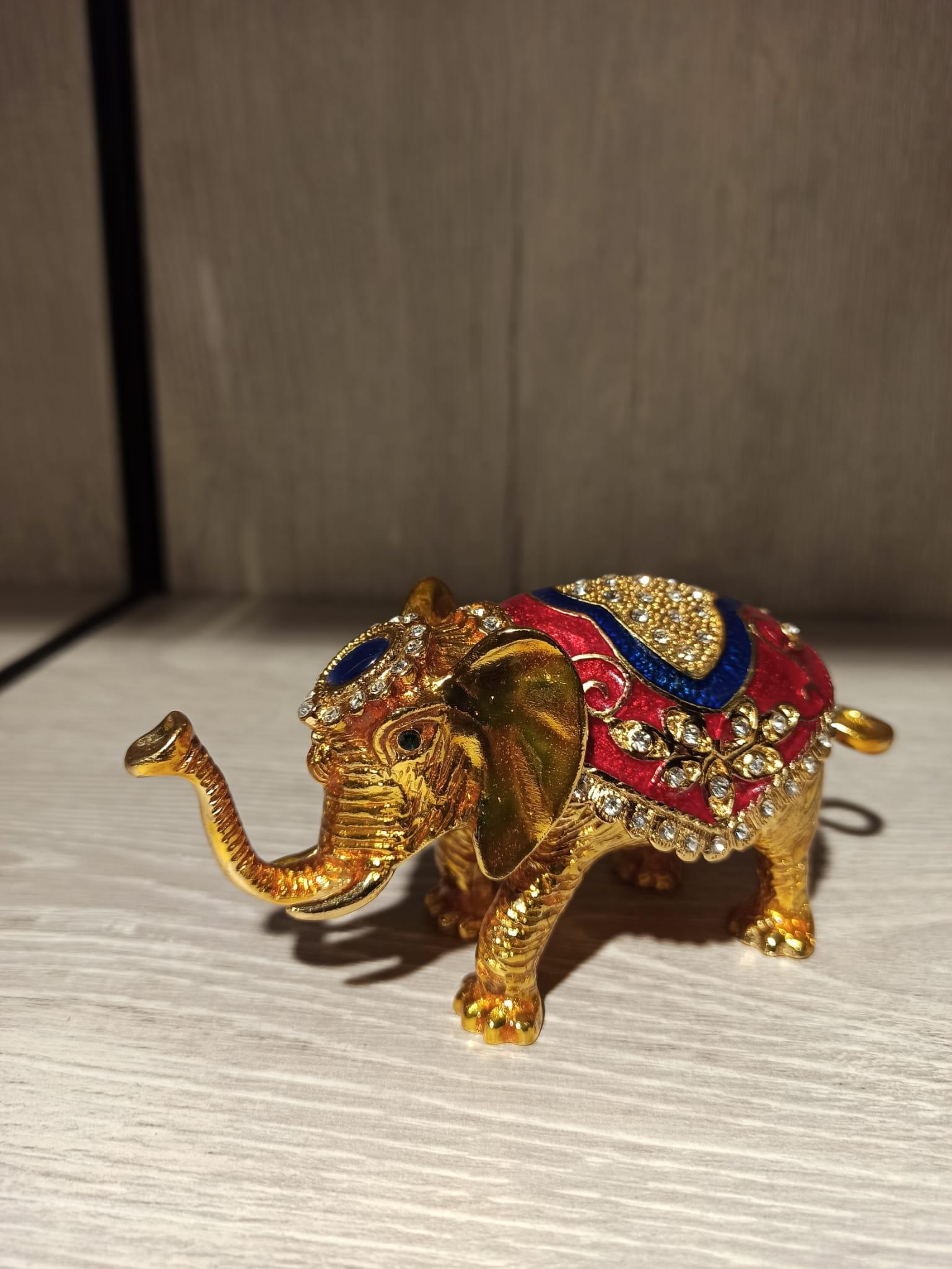 Swarovski Taşlı Fil Mücevherlik / Dekoratif Biblo - Miamantra