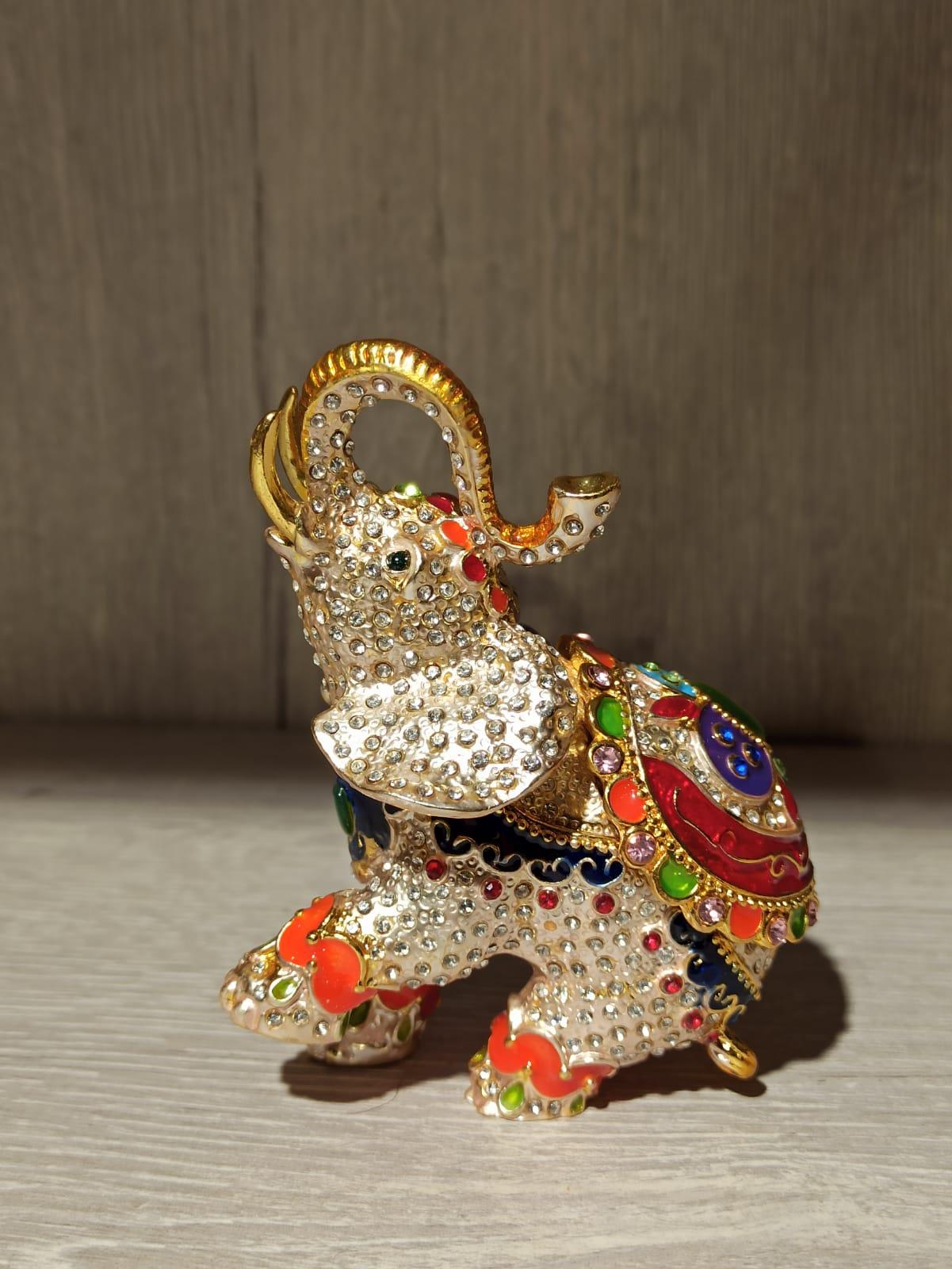 Swarovski Taşlı Fil Mücevherlik / Dekoratif Biblo - Miamantra