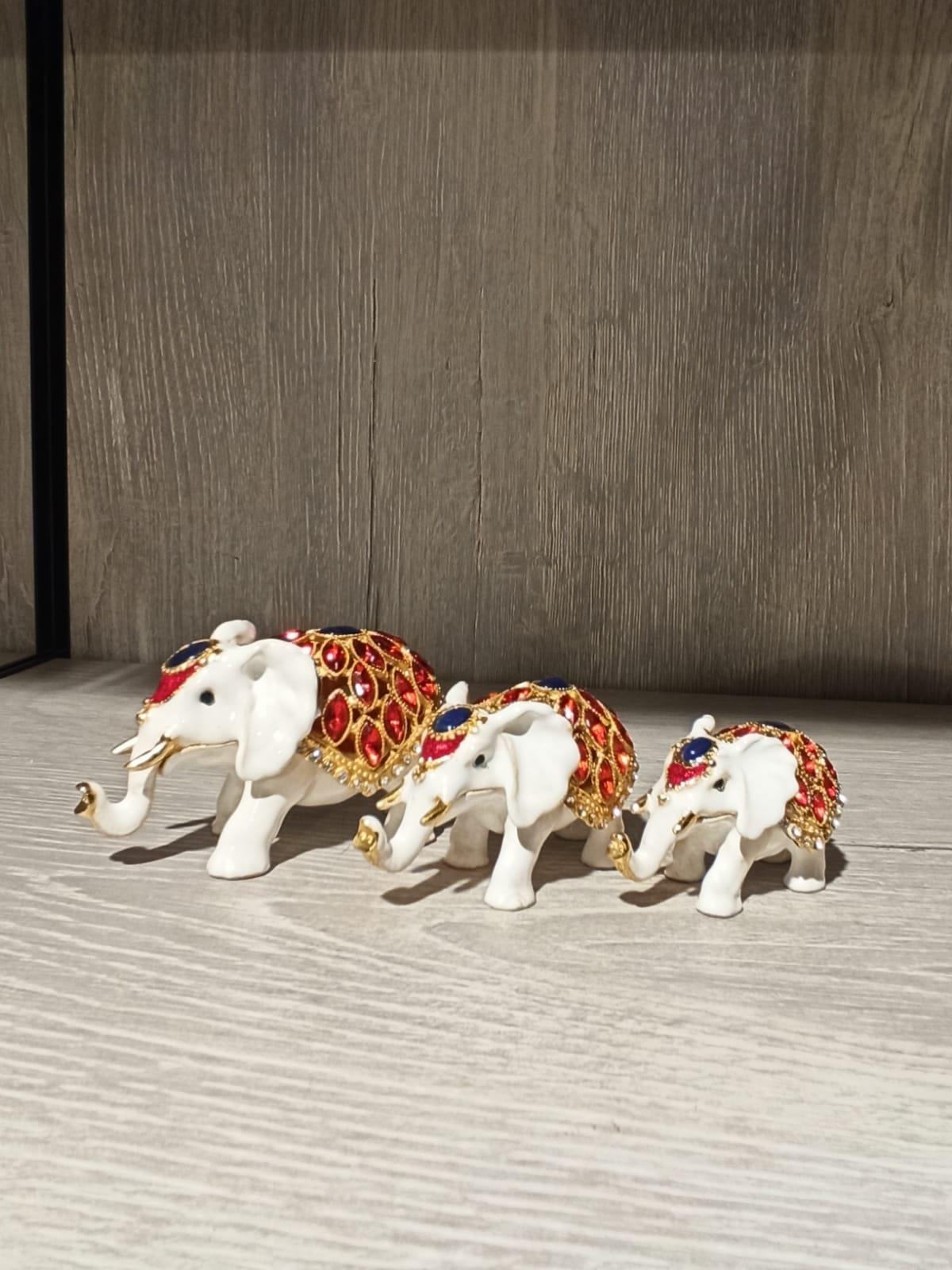 Swarovski Taşlı Fil Mücevherlik / Dekoratif Biblo - Miamantra